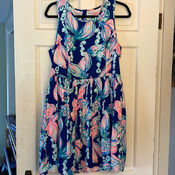Lilly Pulitzer KASSIA FIT & FLARE DRESS - size 10 - Picture 2 of 4
